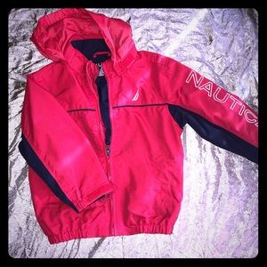 Nautica Red Windbreaker Jacket
